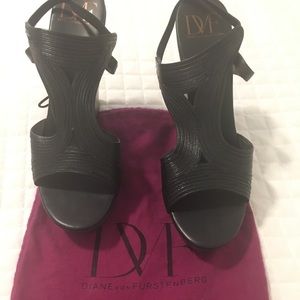 Classic Diane von Furstenberg wedges
